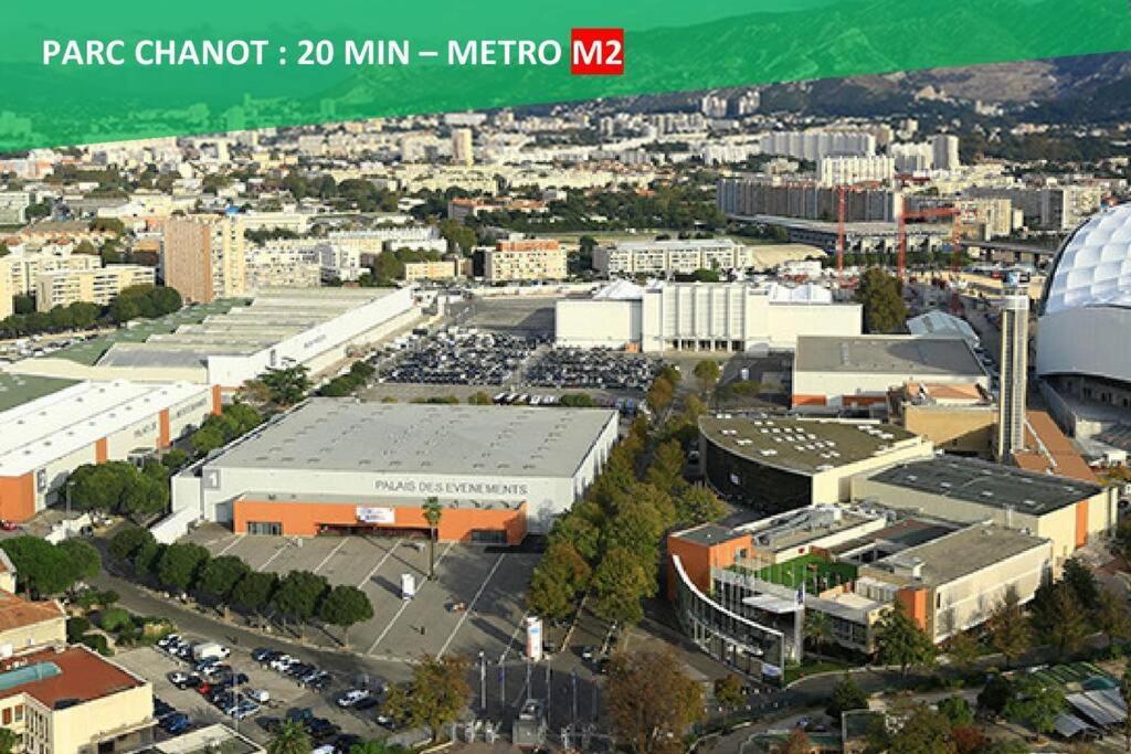 Climatise Gare Stcharles 4 Chambres Grand Balcon / Experience-Immo Marseille Eksteriør bilde